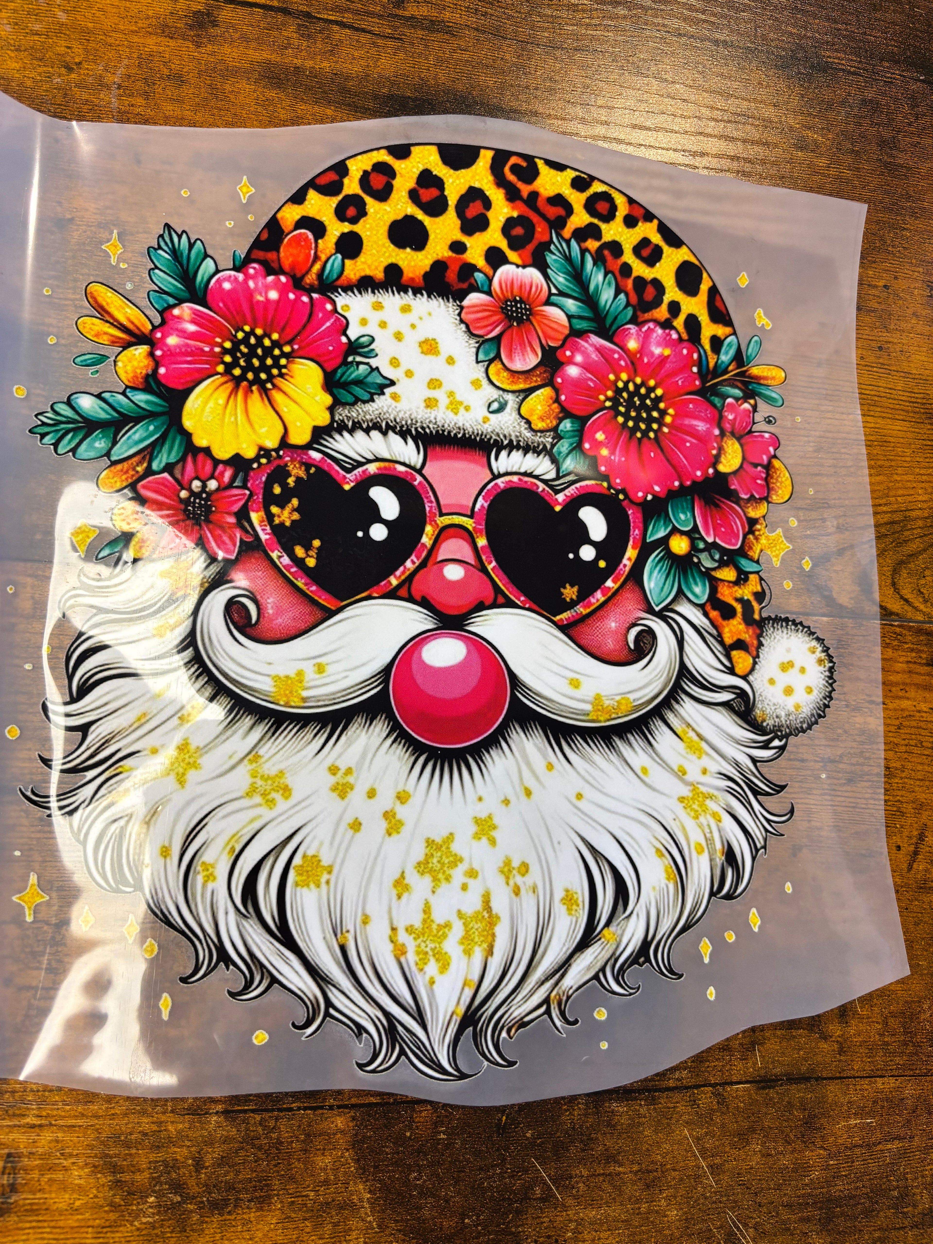 Floral Santa