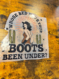 Whose bed