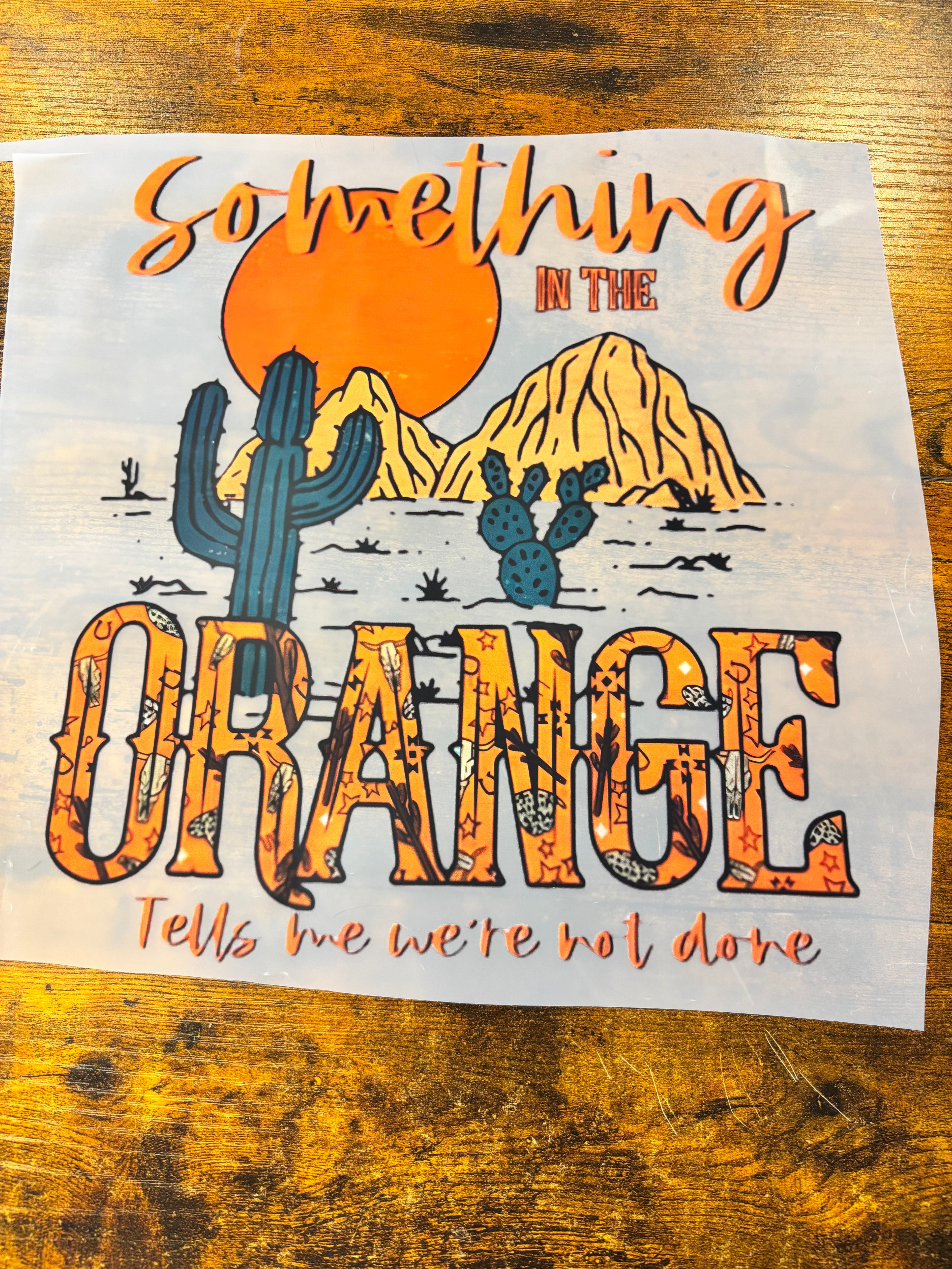 Something in the orange