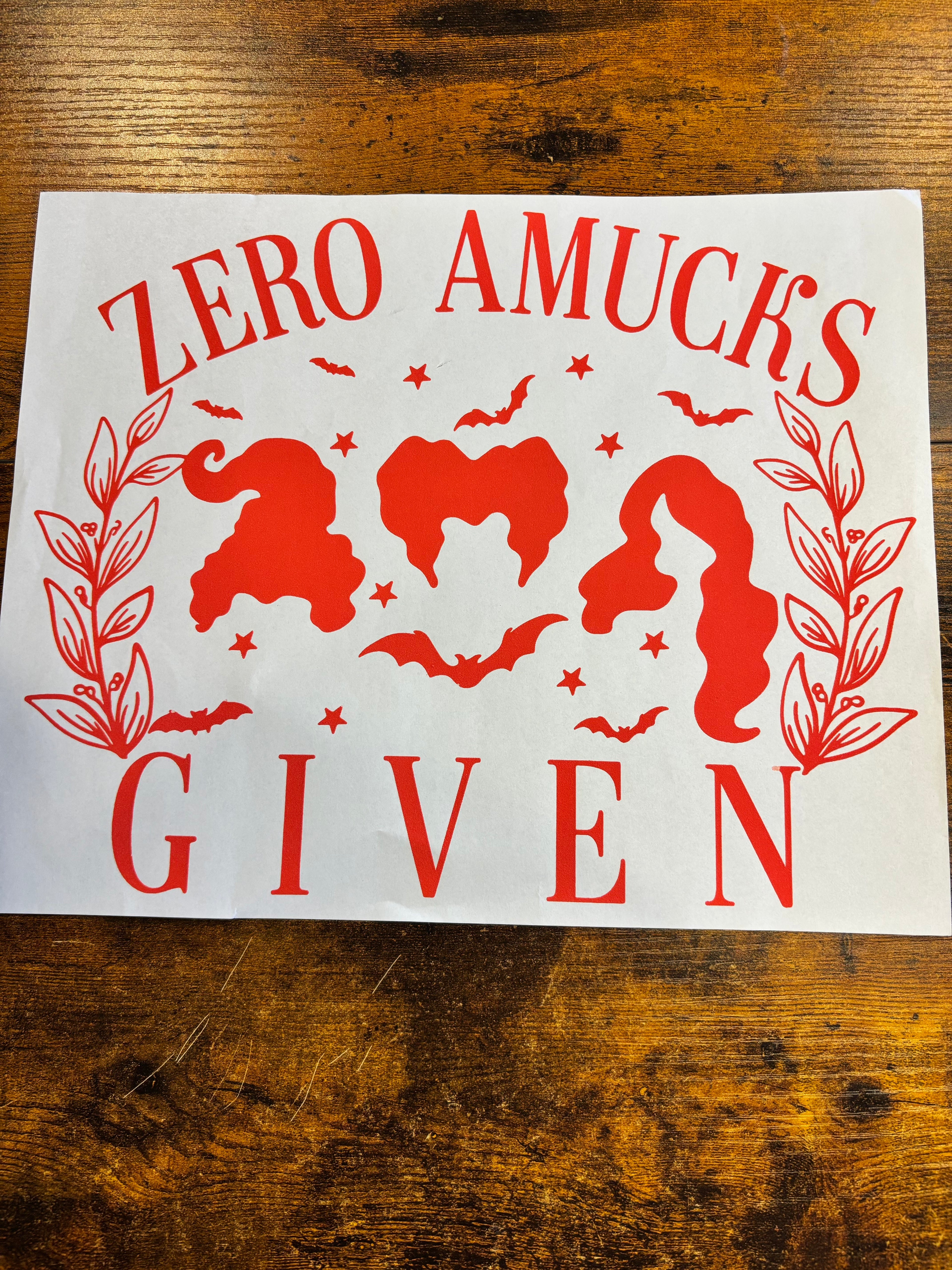 Zero Amucks