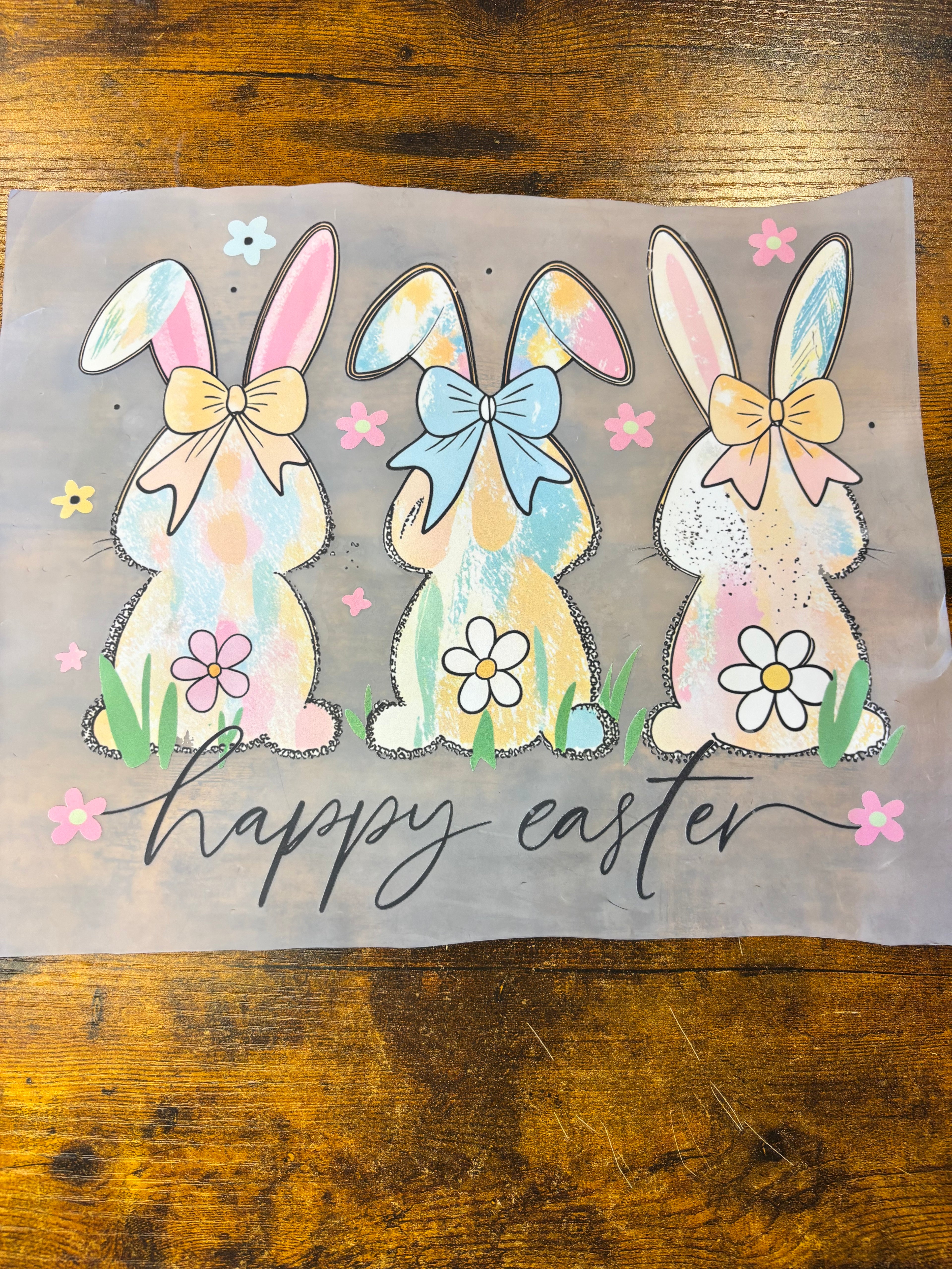 Easter bow bunny