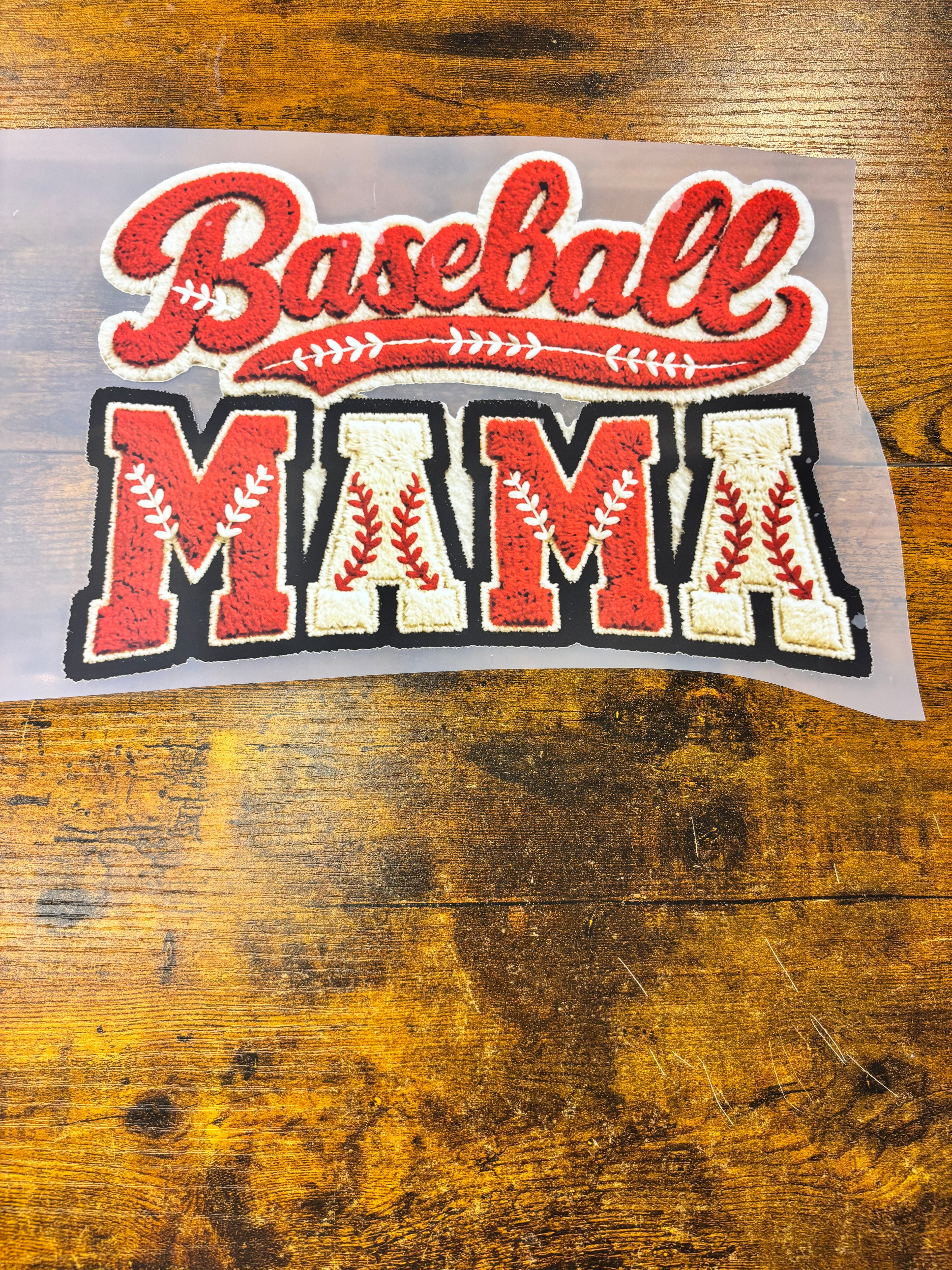 Baseball mama stitch