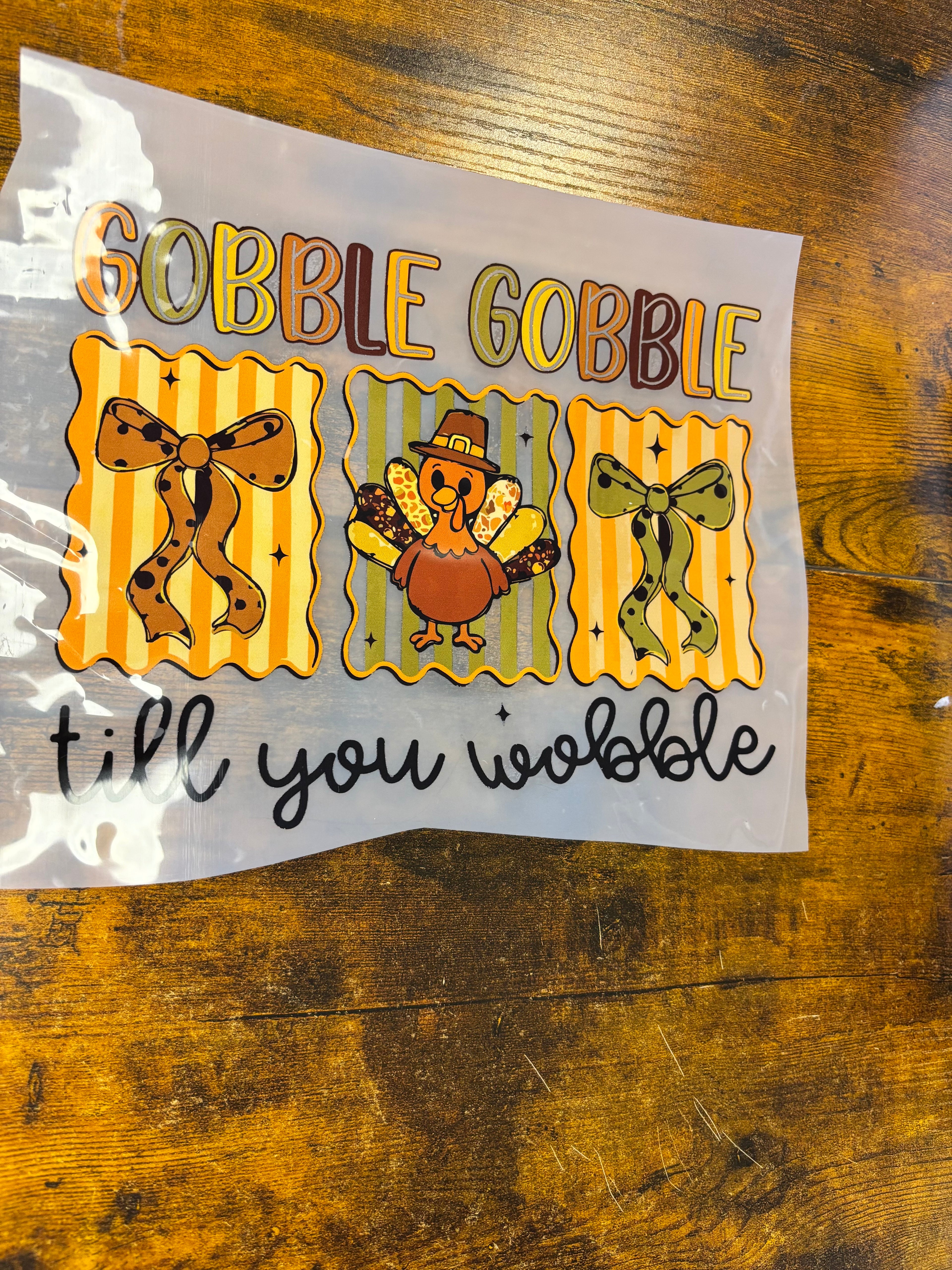 Gobble stripe
