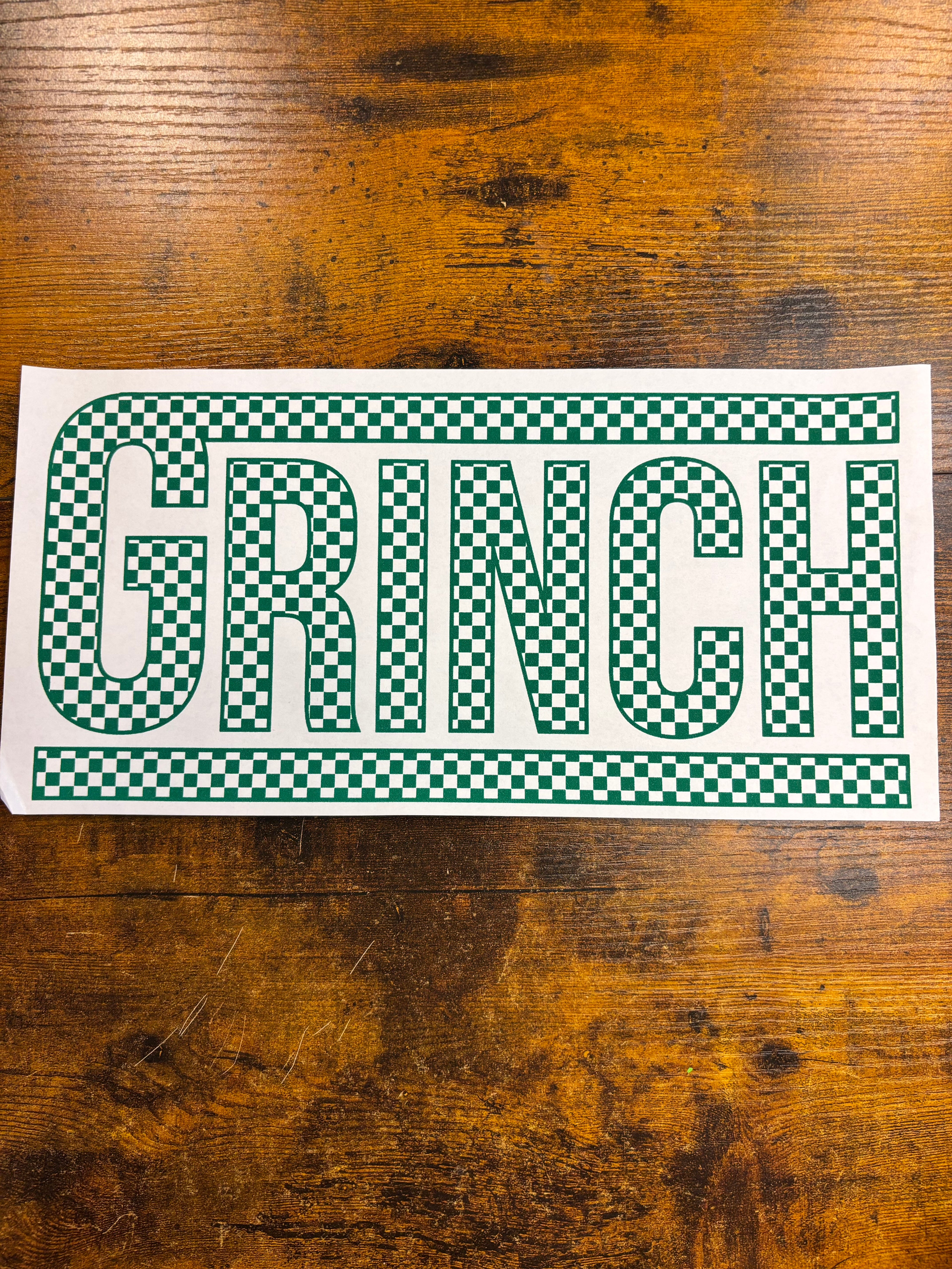 Plaid grinch
