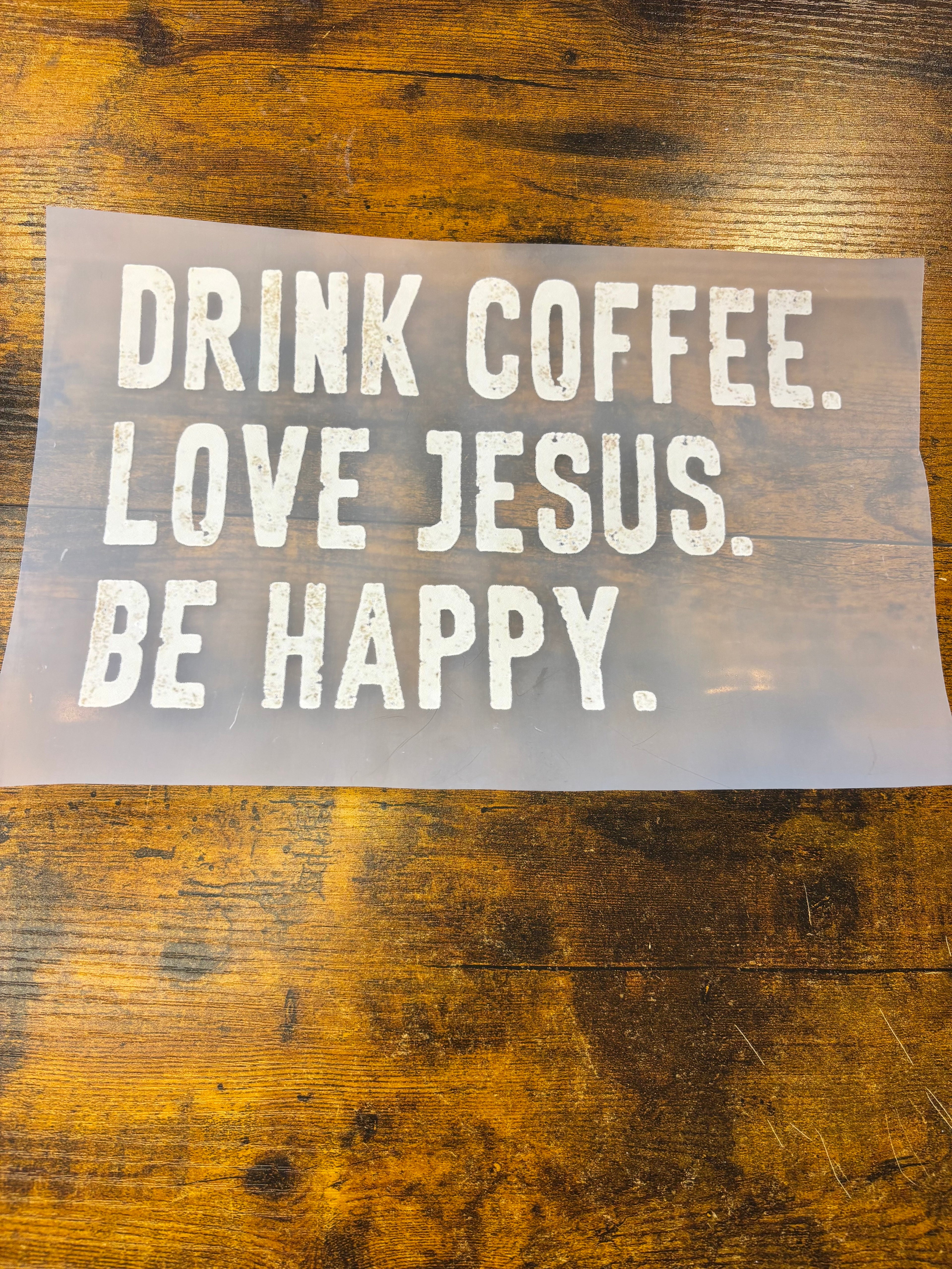 Drink coffee