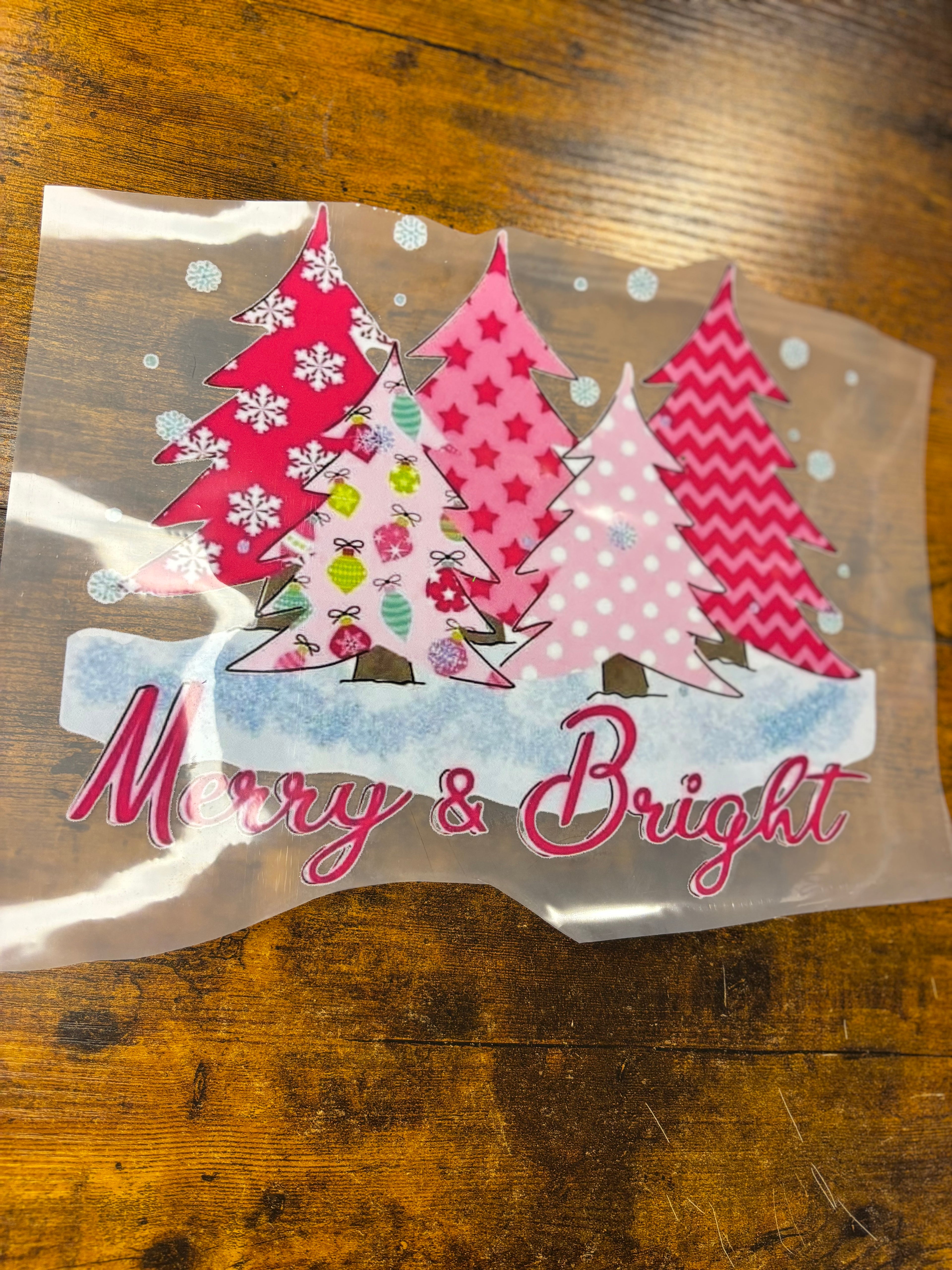 Merry and bright pink trees