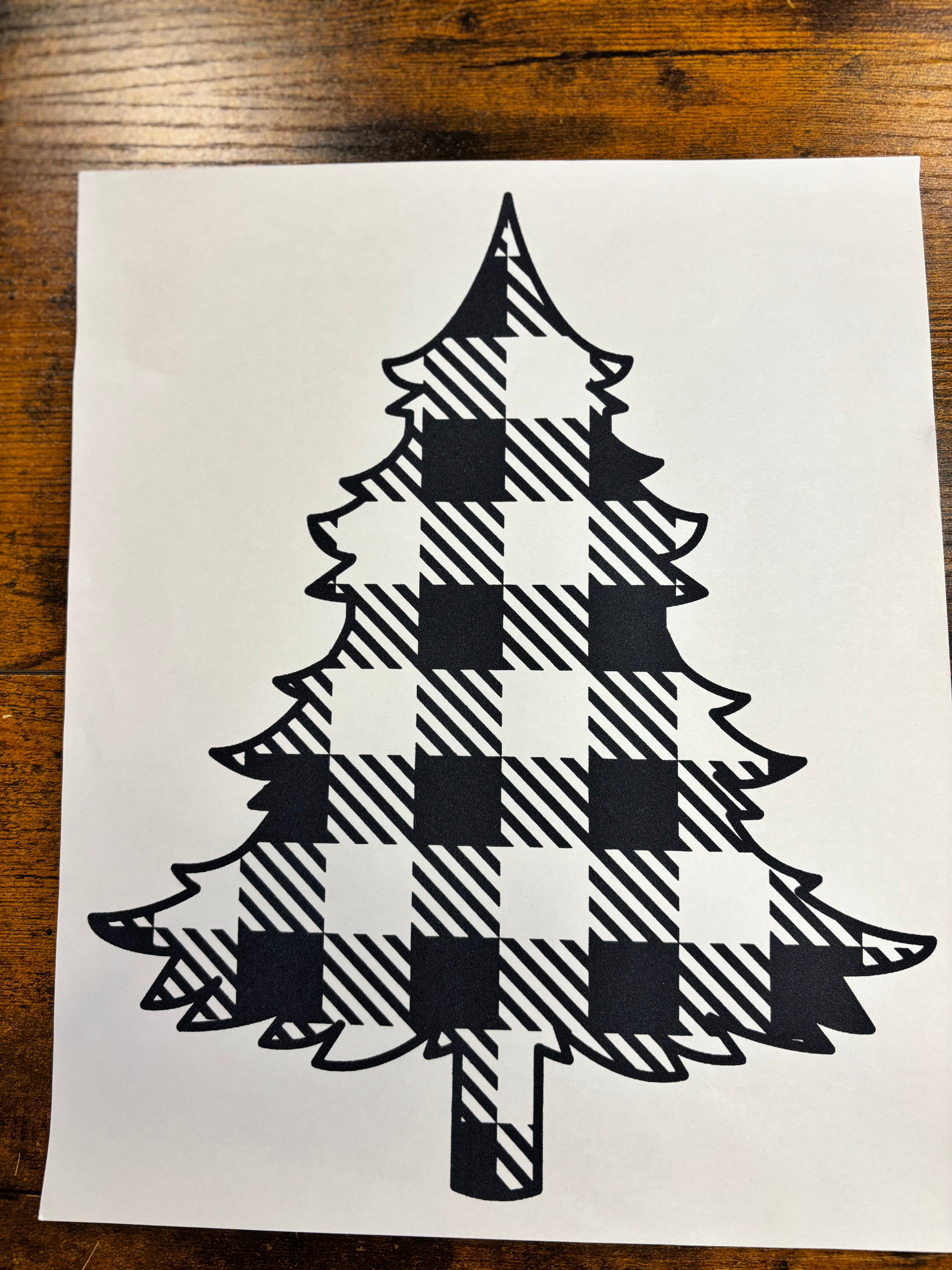 Plaid tree