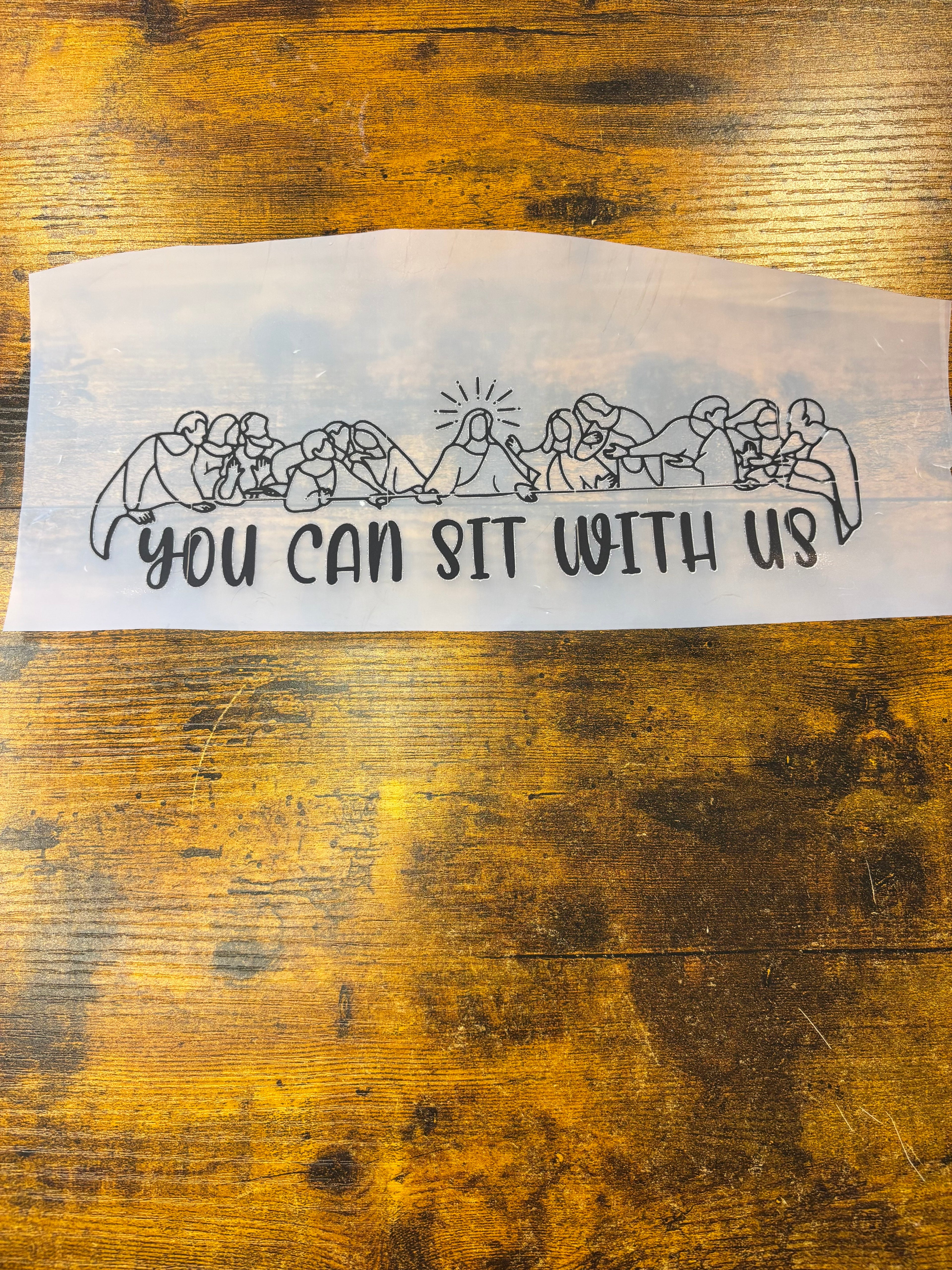 You can sit