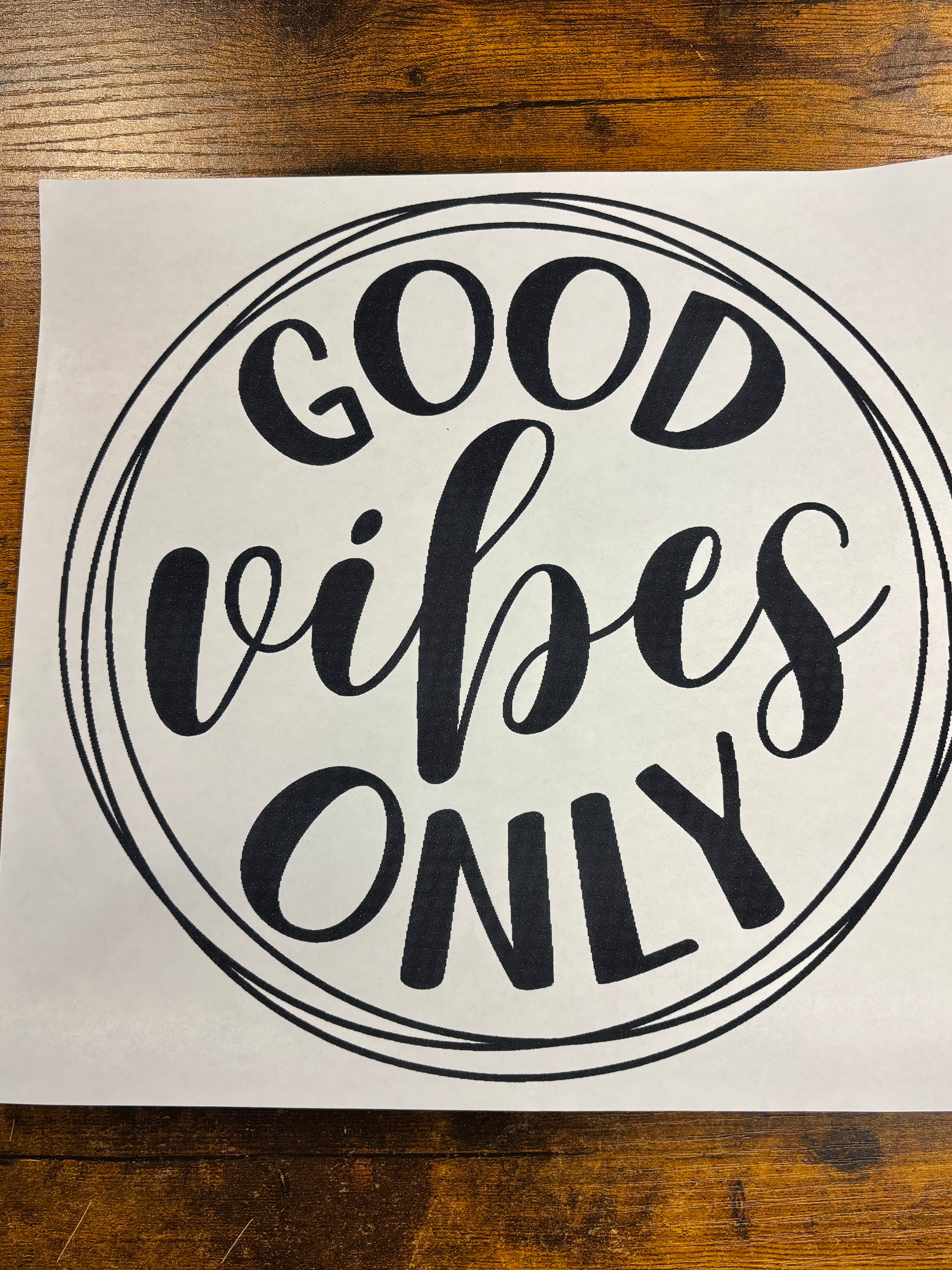Good vibes