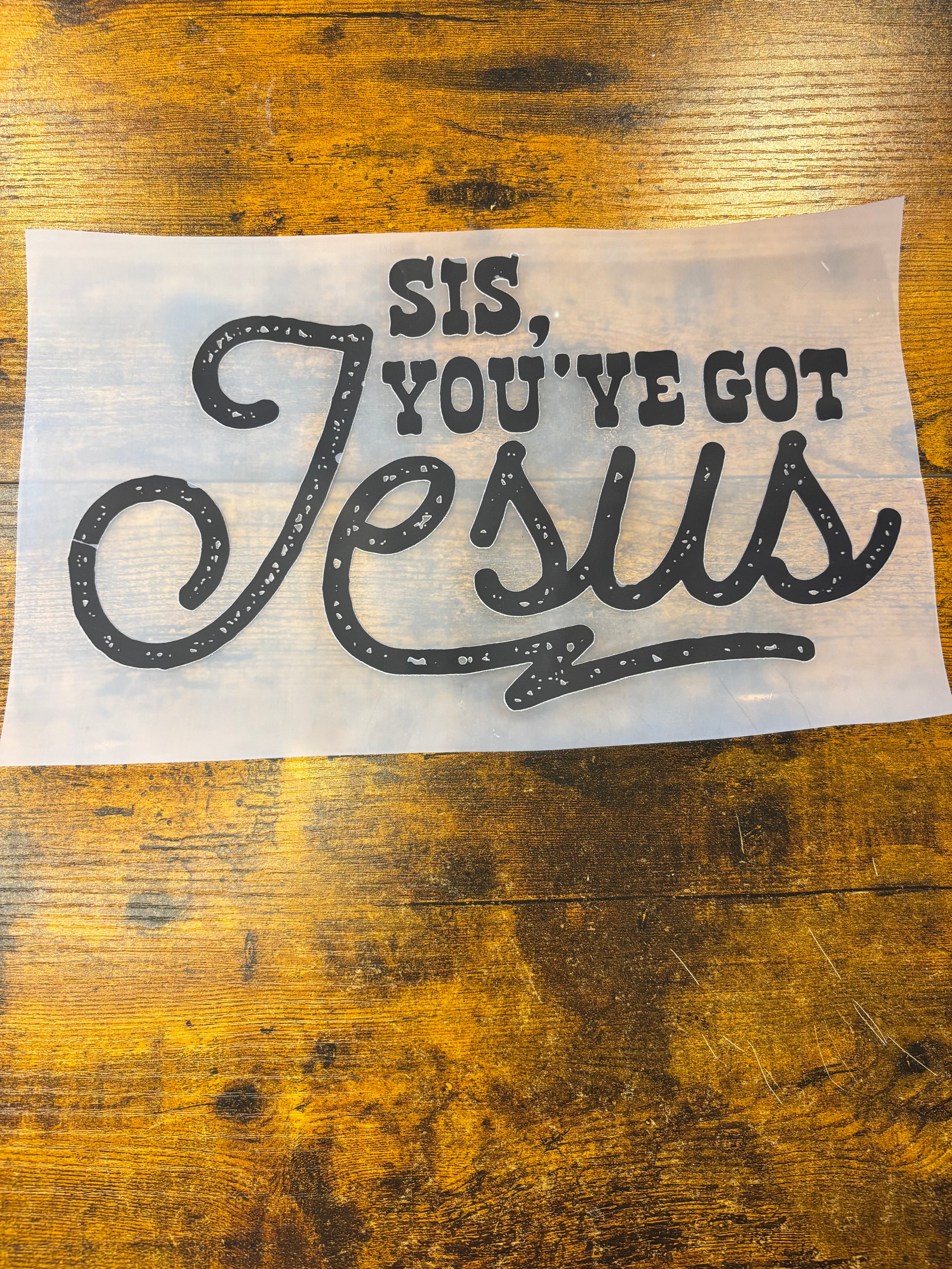 Sis you’ve got