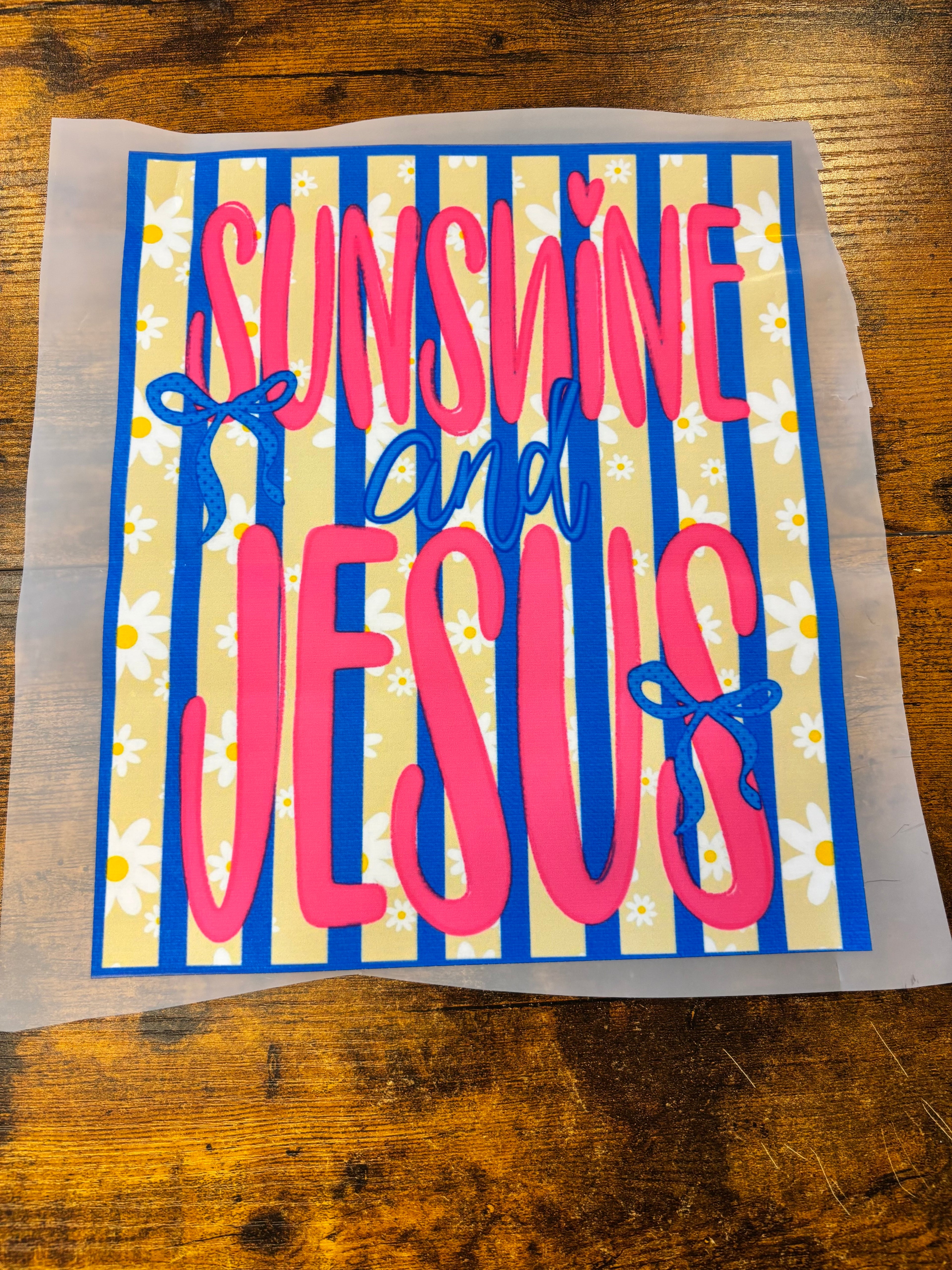 Sunshine and Jesus