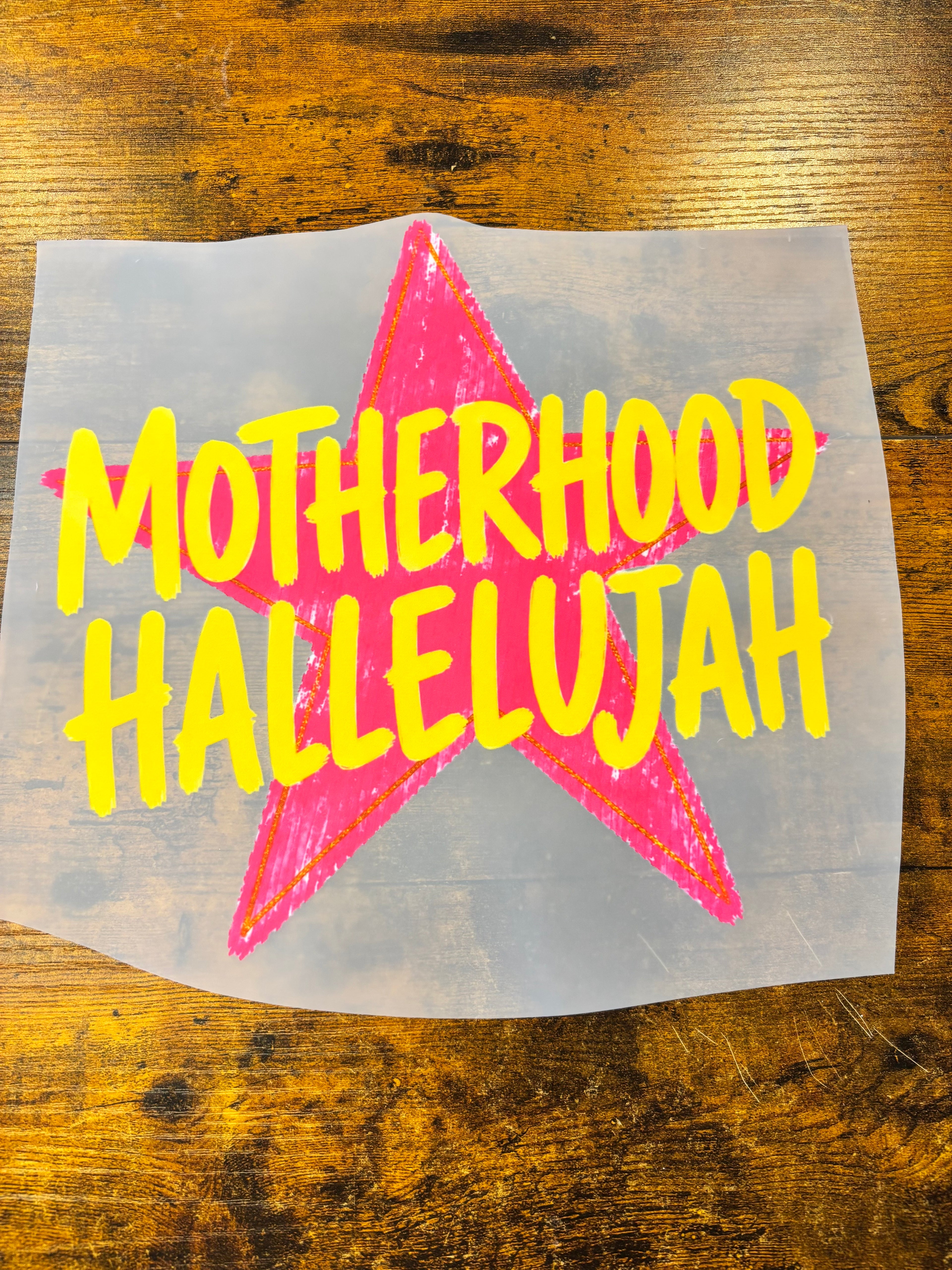 Motherhood hallelujah