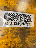 Coffee weather plaid