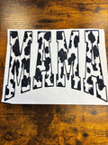 Cow print mama