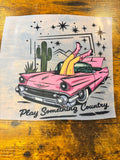 Pink caddy