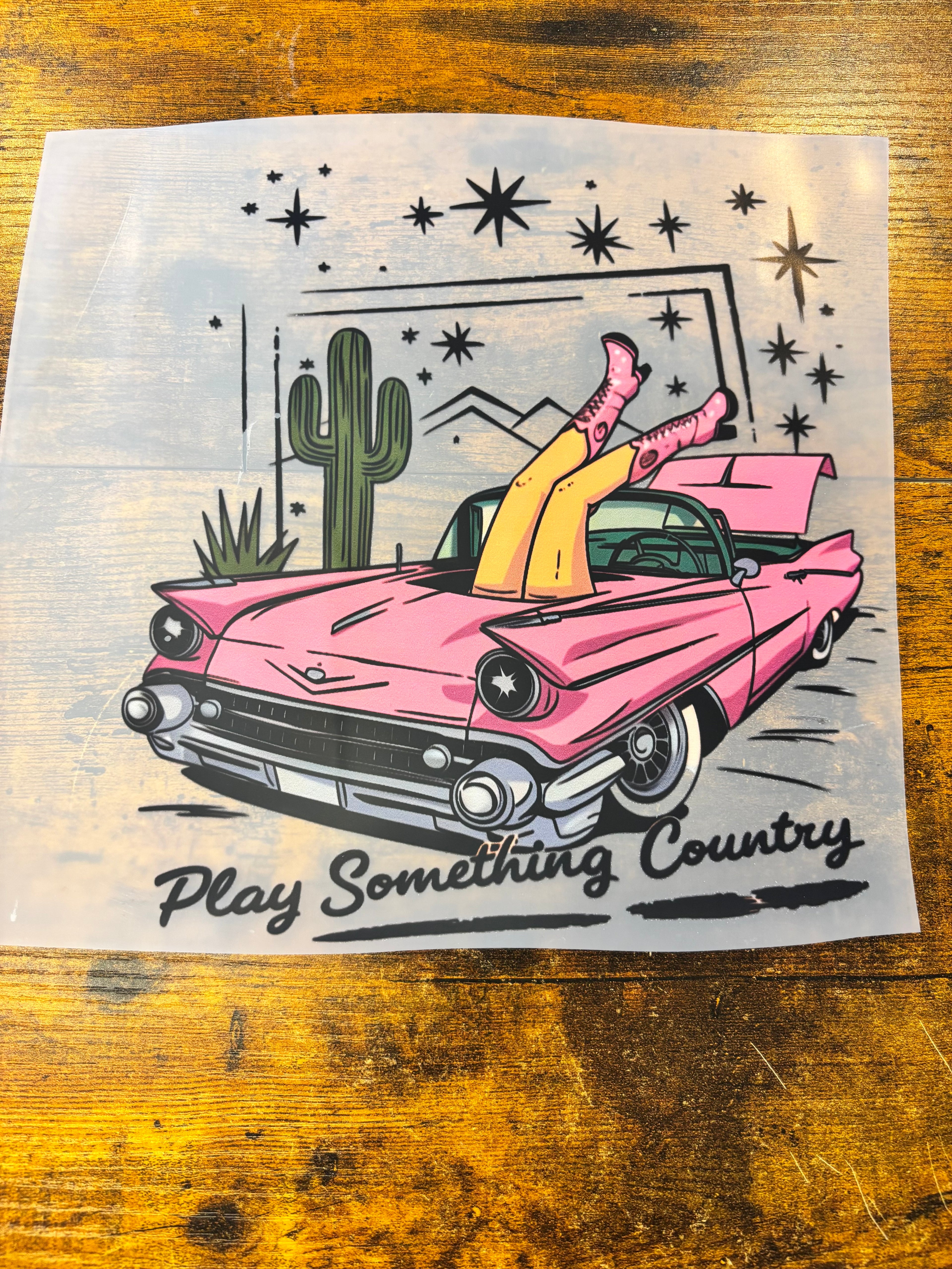 Pink caddy