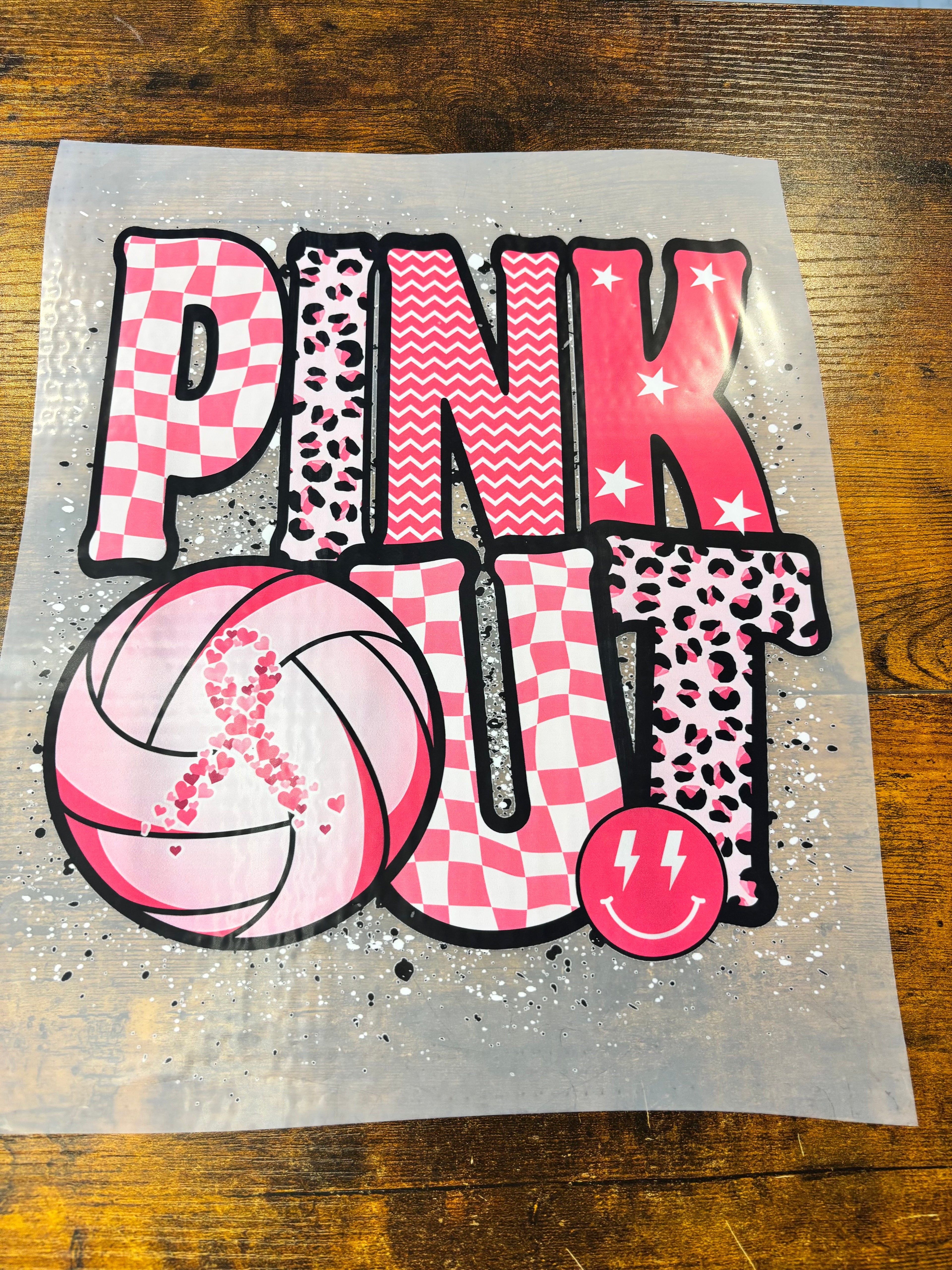 Pink out volley