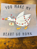 Heart honk
