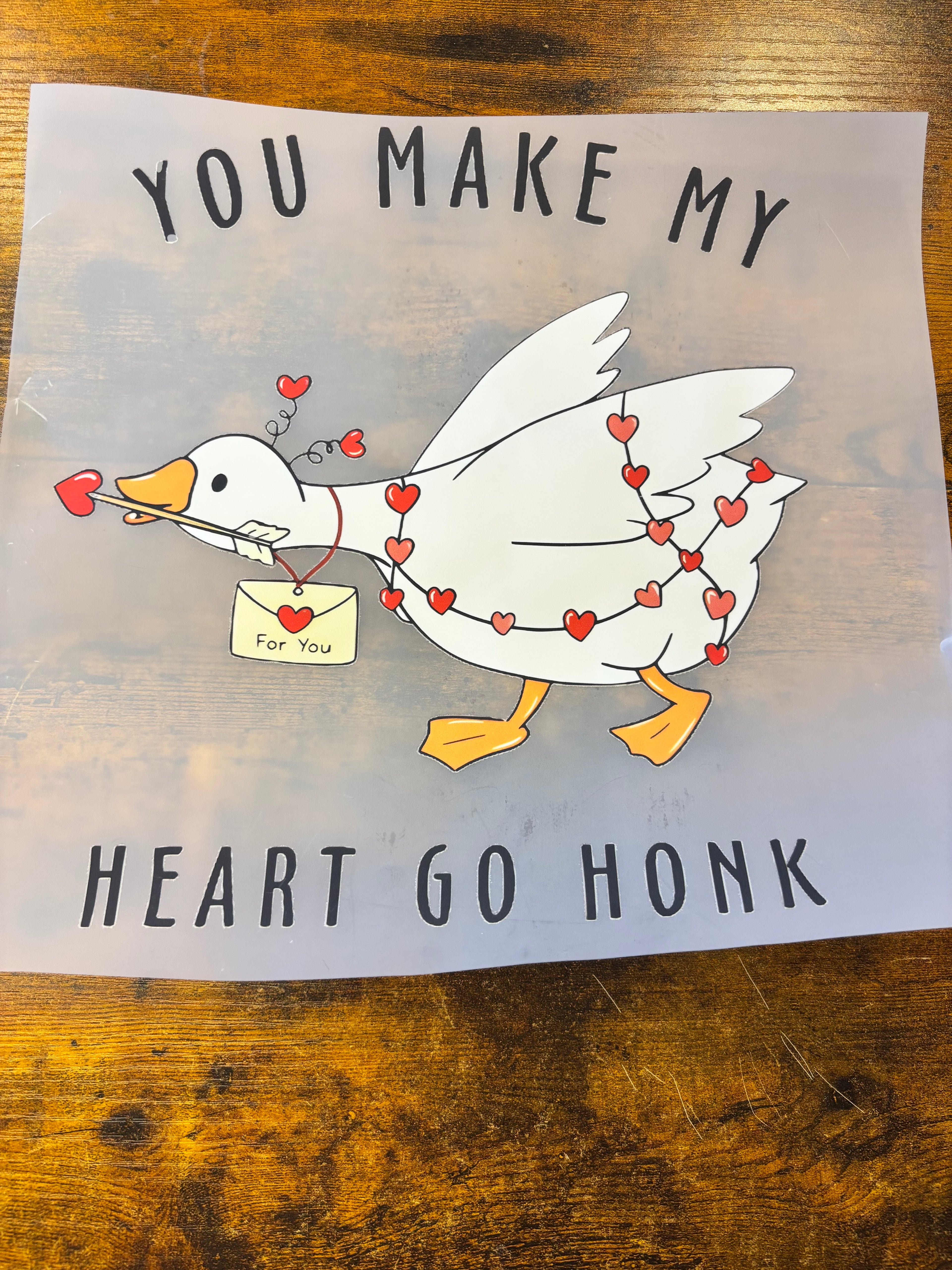 Heart honk