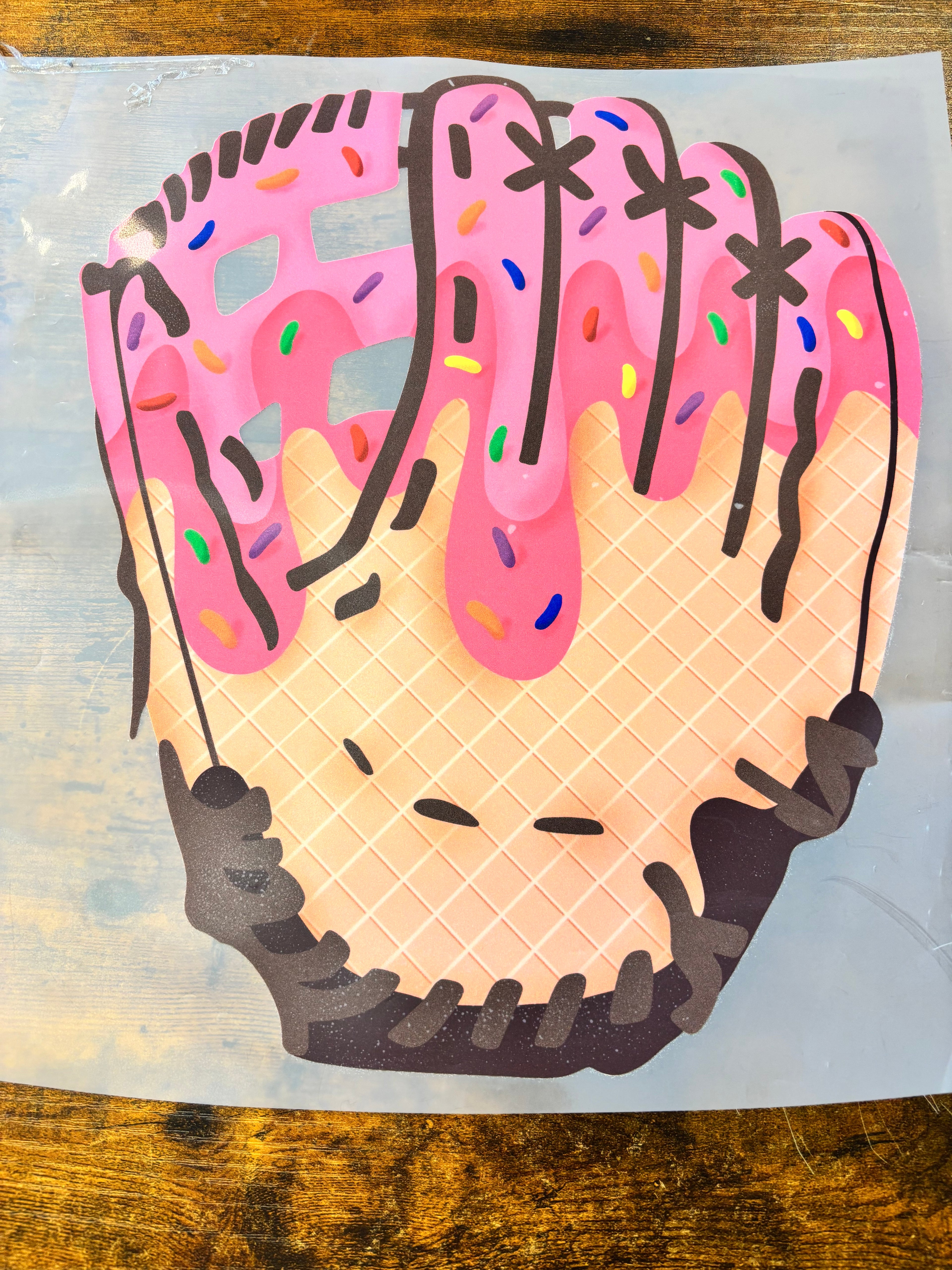 Ice cream mitt