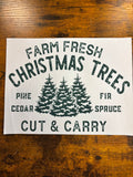 Farm fresh trees